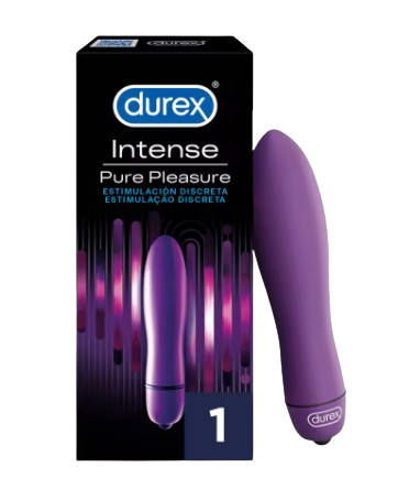 Durex Vibrador Mini Intense Orgasmic Pure Pleasure, Dildo Consolador Clítoris Mujer